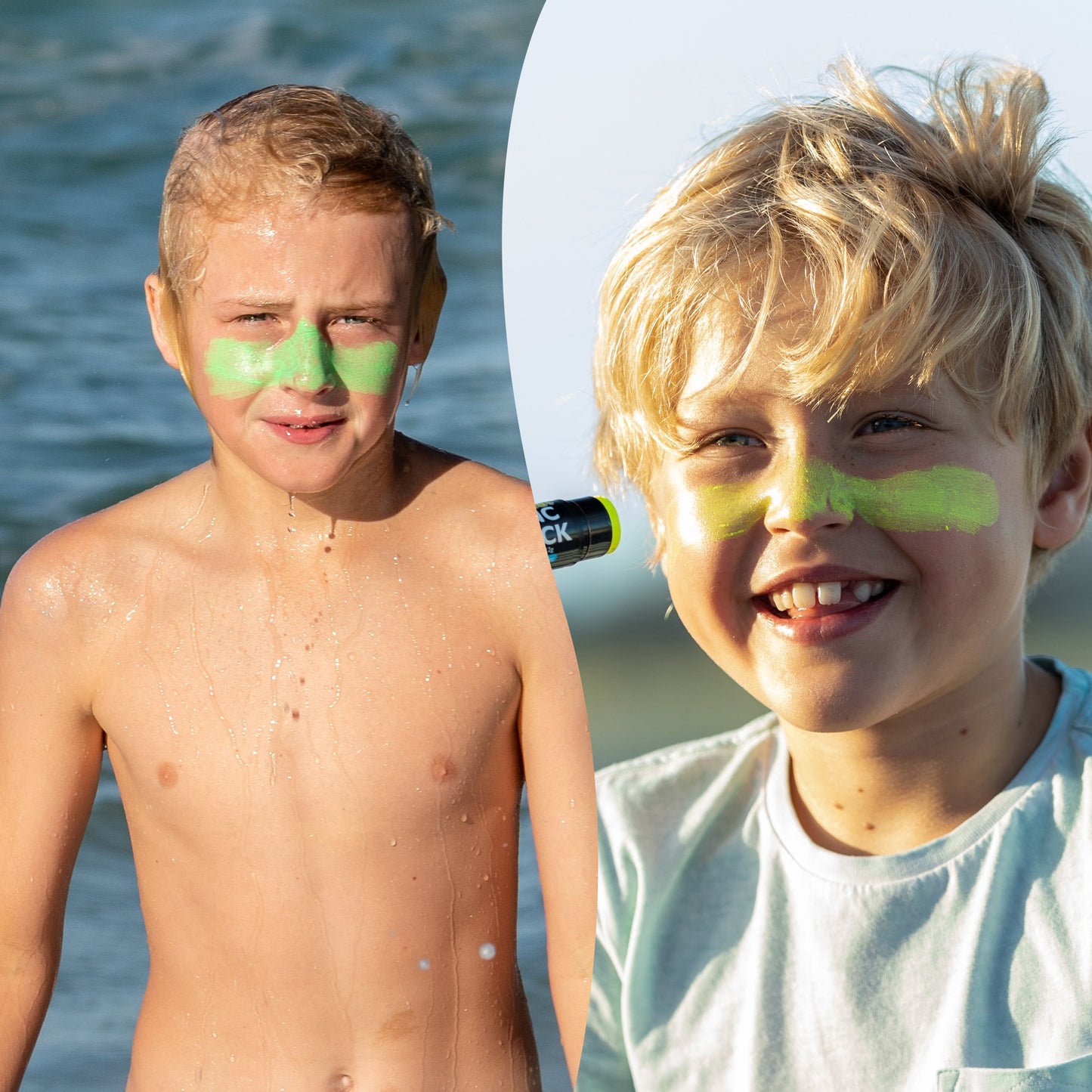 Zinc Stick SPF 50+ Rainbow Pack 4 sticks (Rosa/Azul/Amarillo/Verde)