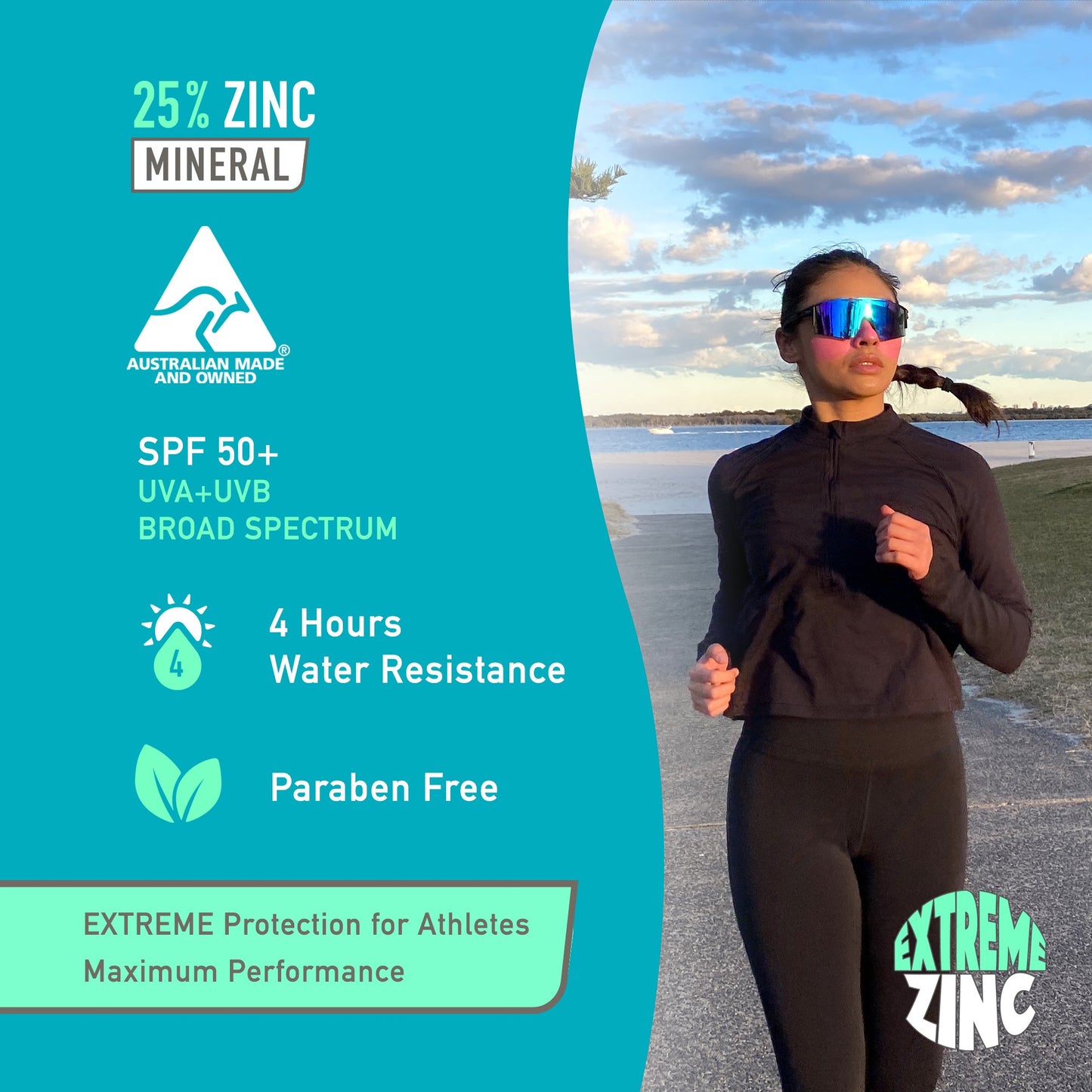 Sun Zapper Extreme Zinc Stick "Coral Pink" SPF 50+ | Protector Solar Mineral  en Stick Mineral a base de zinc color ROSA 15g |Alta protección solar UVA/UVB con color vibrante | Resistente al Agua | Fórmula Reef Safe | Hecho en Australia.