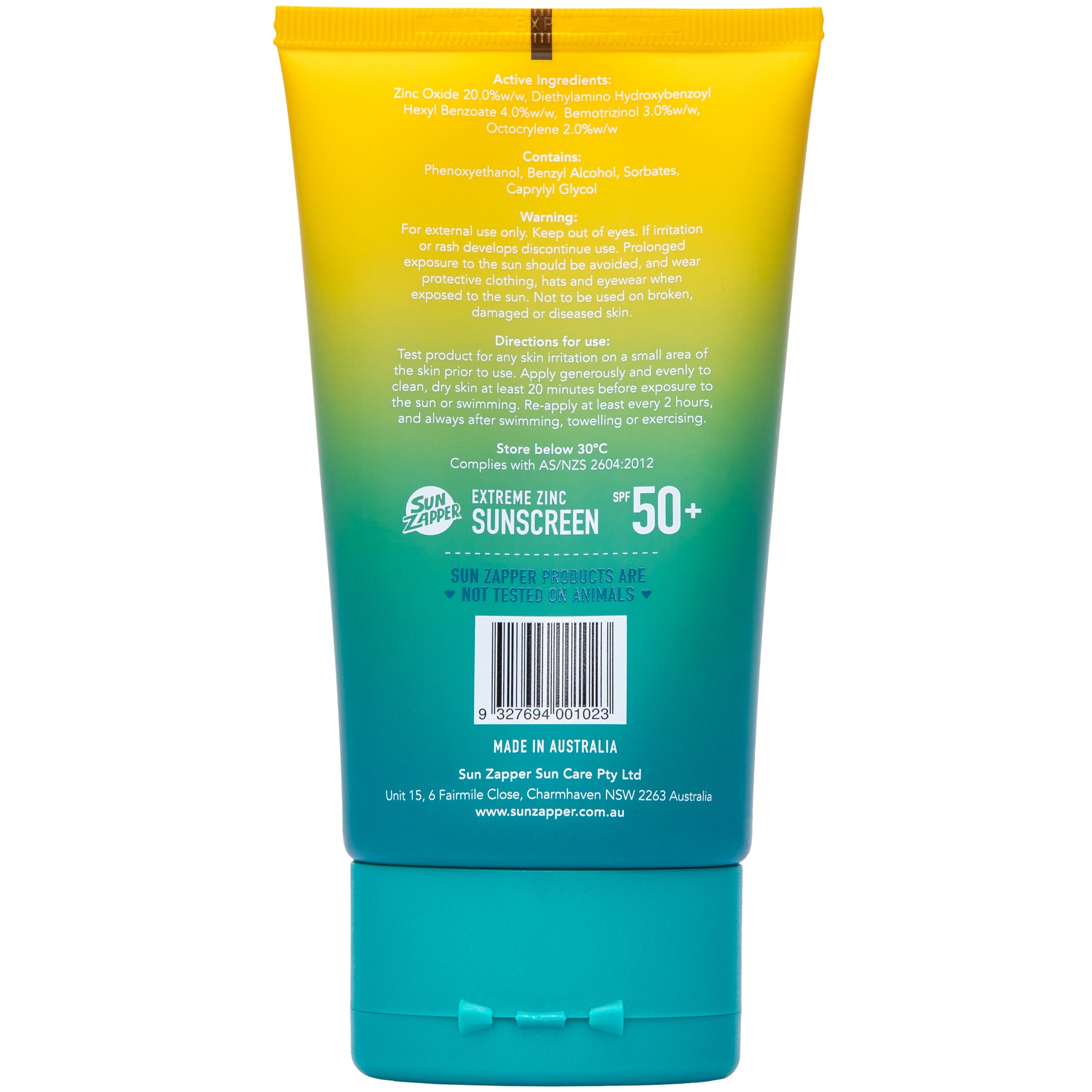 Extreme Zinc Sunscreen SPF 50+ 90mL 20% Zinc