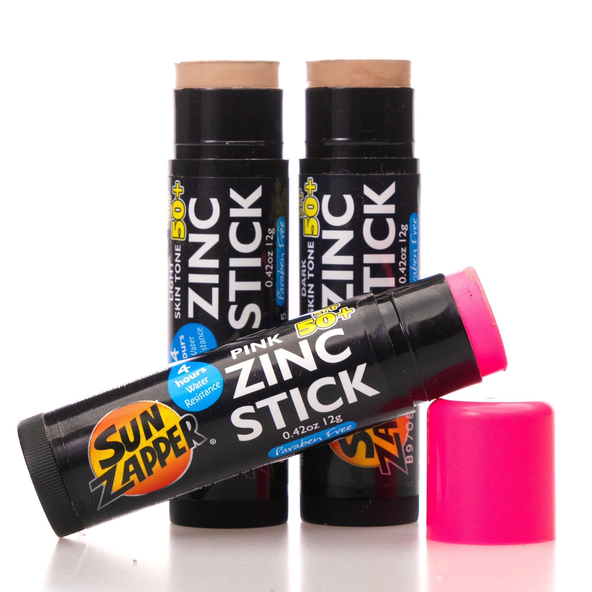 Zinc Stick SPF 50+ Beauty Pack 3 sticks (Tono piel claro / Rosa / Tono piel media) *NUEVO*