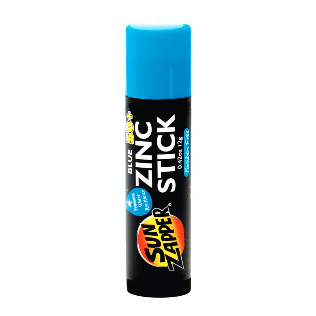 Sun Zapper Zinc Stick "Blue" SPF 50+ |  Protector Solar Australiano Zinc Stick color AZUL 12g |Alta protección UVA/UVB con color vibrante, resistente al agua y reef safe |