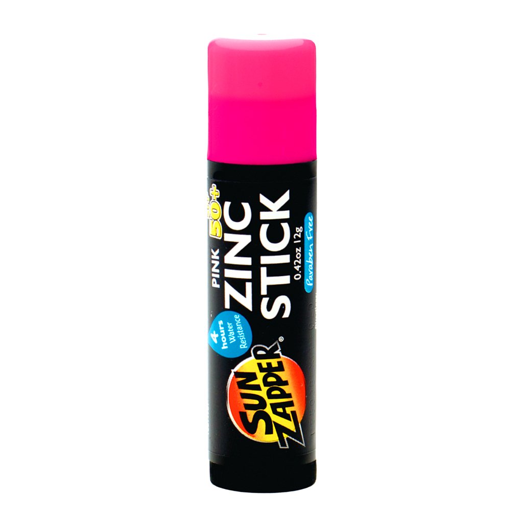 Sun Zapper Zinc Stick "Pink" SPF 50+ |  Protector Solar Australiano Zinc Stick color ROSA 12g |Alta protección UVA/UVB con color vibrante, resistente al agua y reef safe |
