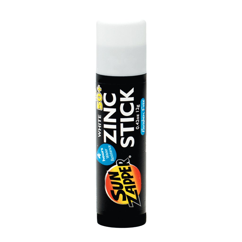 Sun Zapper Zinc Stick "White" SPF 50+ |  Protector Solar Australiano Zinc Stick color BLANCO 12g |Alta protección UVA/UVB con color vibrante, resistente al agua y reef safe |